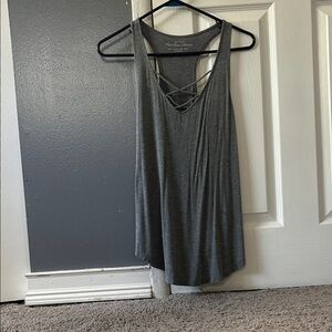 Hollister Charcoal Tank Top
